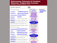 Tablet Screenshot of dictionariesgo.net